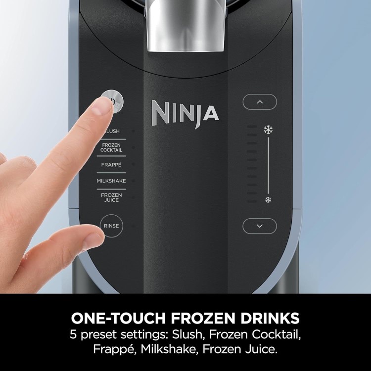 Ninja FS301UK SLUSHi Frozen Drinks Maker  Blue & Grey  Smoothies Slushies & Ice Crushing