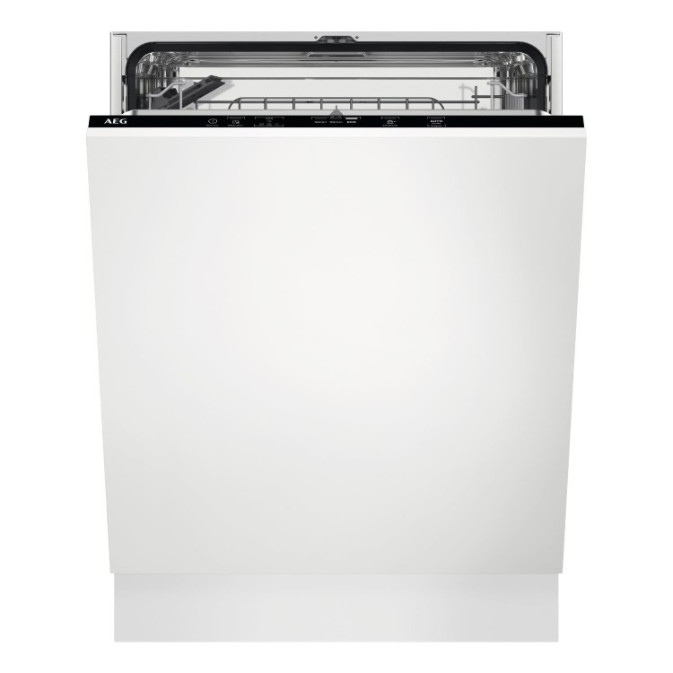 AEG AirDry Integrated Dishwasher - C-rated Black Control Panel