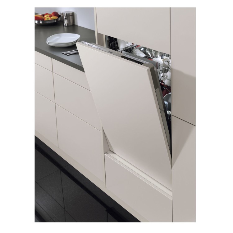 AEG AirDry Integrated Dishwasher - C-rated Black Control Panel