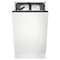 AEG 7000 GlassCare Integrated Slimline Dishwasher - D-Rated Black Control Panel