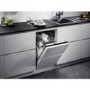 AEG Series 7000 GlassCare Integrated Slimline Dishwasher - D-Rated Black Control Panel