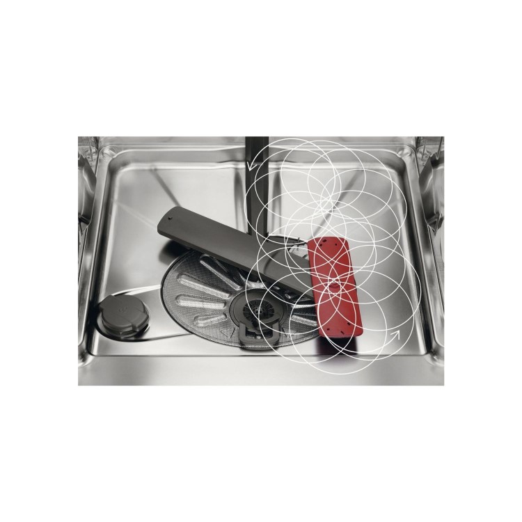 AEG GlassCare Integrated Dishwasher - C-rated Black Control Panel Auto Sense