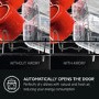 AEG Series 7000 GlassCare Integrated Dishwasher - C-Rated, Black control panel