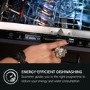 AEG Series 7000 GlassCare Integrated Dishwasher - C-Rated, Black control panel