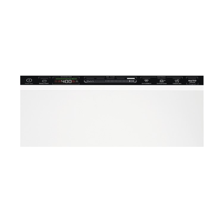 AEG Series 7000 GlassCare Integrated Dishwasher - B-Rated, Black control panel
