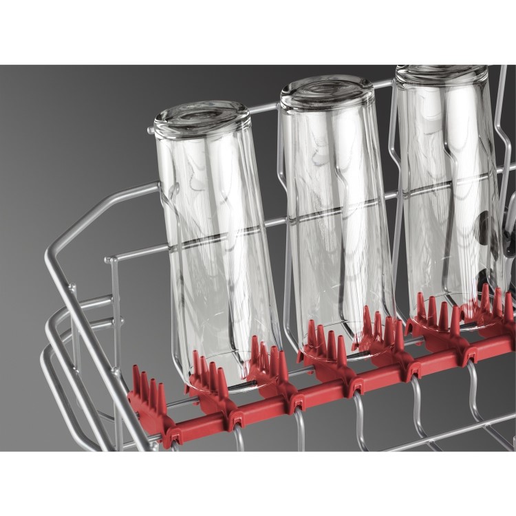 AEG Series 8000 SprayZone Integrated Dishwasher - Smart Wi-Fi, C-Rated, Black control panel