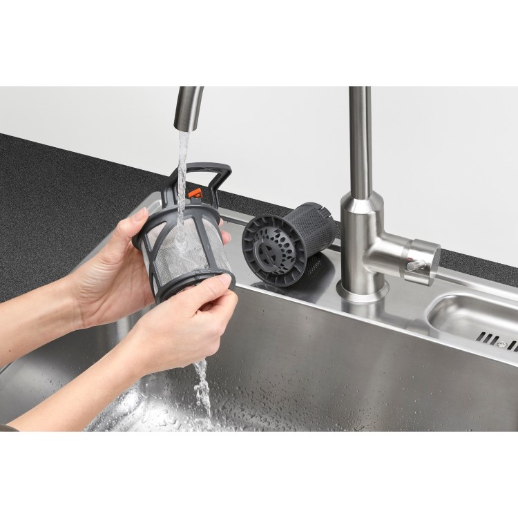 AEG Series 8000 SprayZone Integrated Dishwasher - Smart Wi-Fi, C-Rated, Black control panel