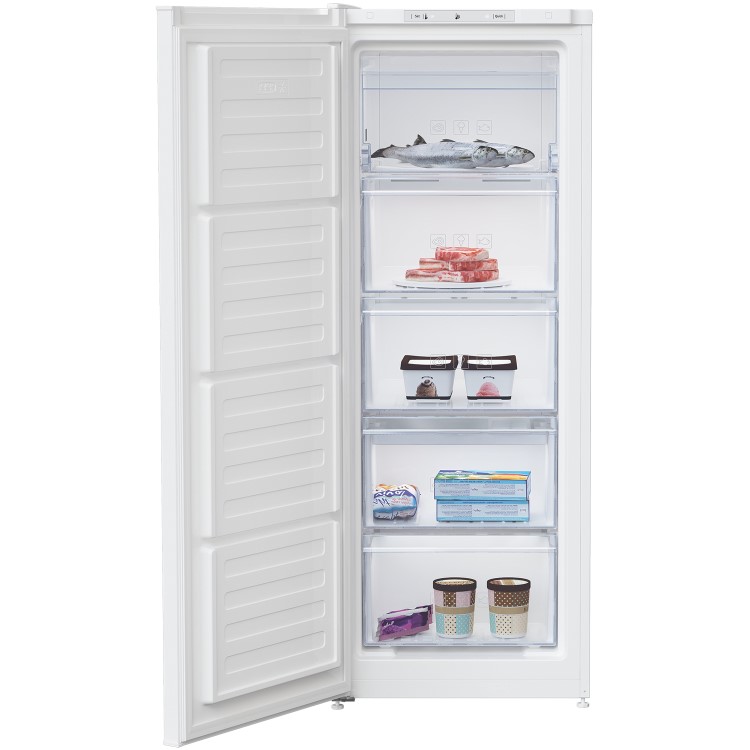 GRADE A1 - Beko FSG1545W 55cm Wide Freestanding Upright Freezer - White