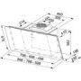 Refurbished Franke FSMA905WH 90cm Smart Angled Cooker Hood White