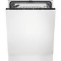 AEG Series 6000 SatelliteClean Integrated Dishwasher - D-Rated, Black control panel