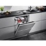 AEG Series 6000 SatelliteClean Integrated Dishwasher - D-Rated, Black control panel