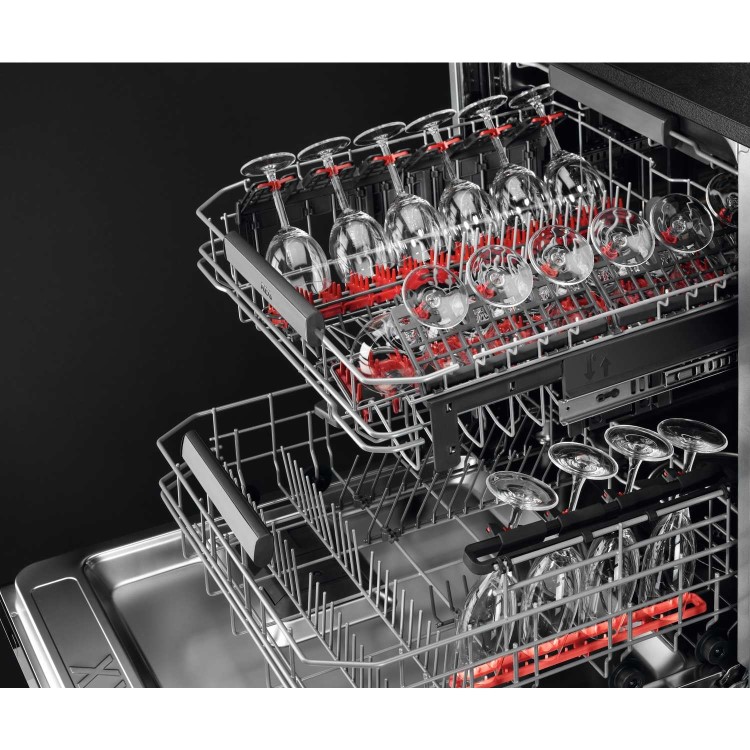 AEG FSS62737P Super Efficient 15 Place Fully Integrated Dishwasher With SatelliteClean & Cutlery Tray