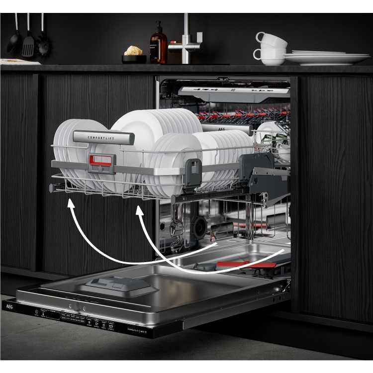 Refurbished AEG FSS82827P 9000 ComfortLift 12 Place Fully Integrated Dishwasher