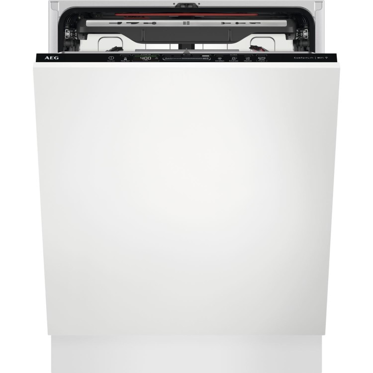 AEG Series 9000 ComfortLift Integrated Dishwasher - Smart Wi-Fi, A-Rated, Black control panel