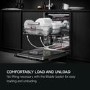 AEG Series 9000 ComfortLift Integrated Dishwasher - Smart Wi-Fi, A-Rated, Black control panel