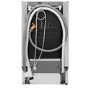 AEG Series 5000 AirDry Integrated Slimline Dishwasher - Black control panel