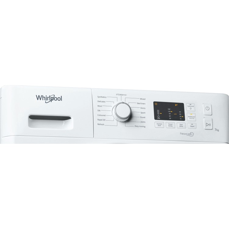 Refurbished Whirlpool FTCM107BUK Freestanding Condenser 7KG Tumble Dryer White