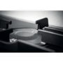 Hotpoint 75cm 5 Burner Gas on Glass Hob with Vertical Flame - Black