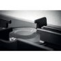 Hotpoint 75cm 5 Burner Gas on Glass Hob with Vertical Flame - Black