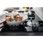 Hotpoint 75cm 5 Burner Gas on Glass Hob with Vertical Flame - Black