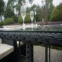 Black Rattan Cube Garden Dining Set - 4 Seater - Parasol Included - Fortrose
