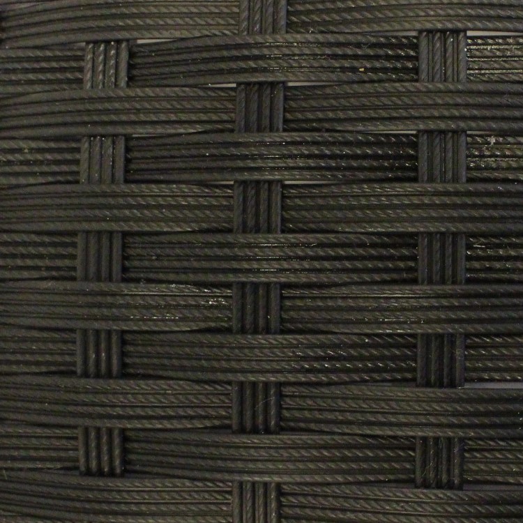 Black Rattan 5 Piece Storeaway Garden Dining Set