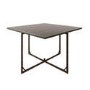 8 Seater Brown Rattan Cube Garden Dining Set - Parasol Included - Fortrose