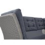 GRADE A1 - Aspen Grey Rattan Garden Furniture - Corner Sofa Table & Cushions Included