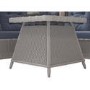GRADE A1 - Aspen Grey Rattan Garden Furniture - Corner Sofa Table & Cushions Included