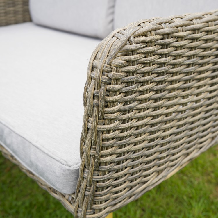 Rattan 4 Seater Garden Sofa & Table Set - Aspen