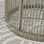 2 Seater Garden Woven Rope Effect Bistro Set - Natural - Como