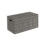Outdoor Grey Rattan Storage Box with Gas Lift - 125cm x 60cm - Fortrose