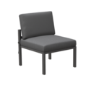 Grey Metal Garden Sofa Set - Como