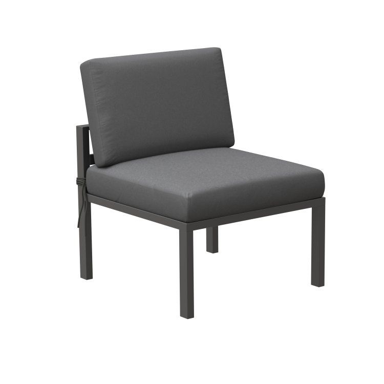 Grey Metal Garden Sofa Set - Como