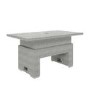 8 Seater Grey Rattan Garden Corner Dining Sofa Set with Height Adjustable Table -  Fortrose
