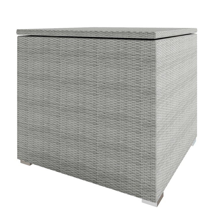 8 Seater Grey Rattan Garden Corner Dining Sofa Set with Height Adjustable Table -  Fortrose