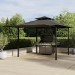 3 x 3m Dark Grey and  Metal Retractable Side Gazebo - Fortrose