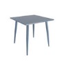 4 Seater Grey Aluminium Table and Chairs Outdoor Garden Dining Set