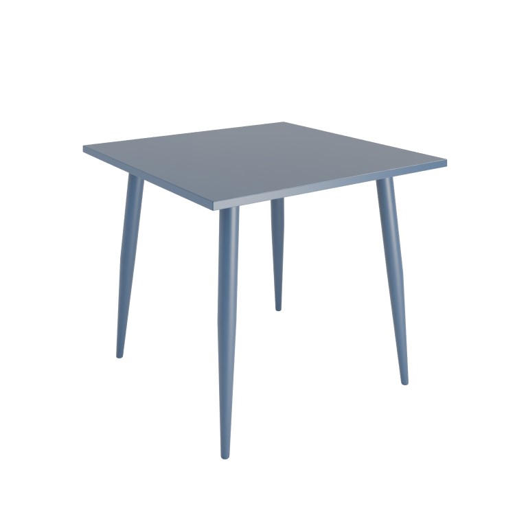 4 Seater Grey Aluminium Table and Chairs Outdoor Garden Dining Set