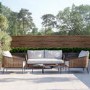 4 Seater Garden Sofa Set with Wicker Woven Chairs & 2 Tables - Como 