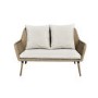 4 Seater Light Rattan Sofa Set with Coffee Table - Fortrose