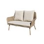 4 Seater Light Rattan Sofa Set with Coffee Table - Fortrose