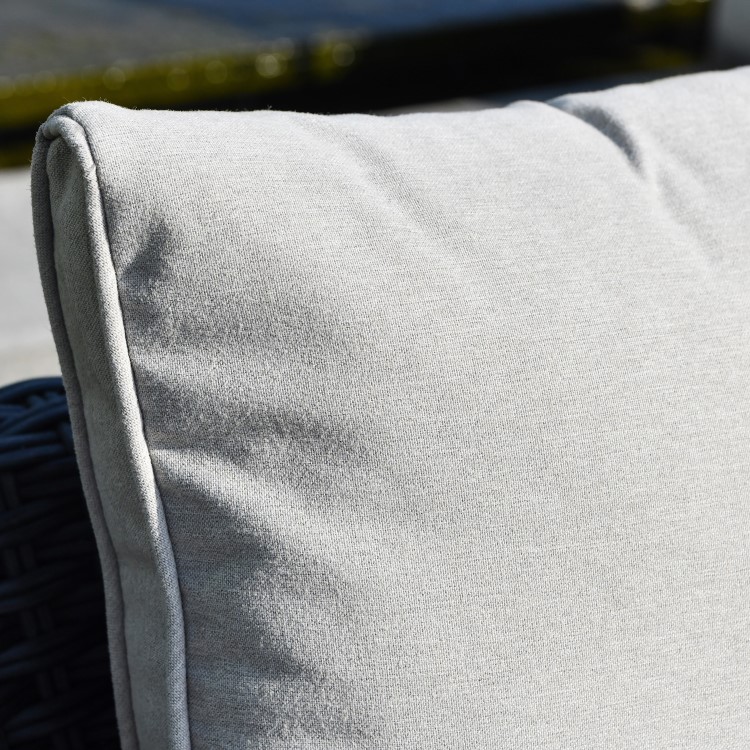 4 Seater Black Rattan Outdoor Corner Sofa Set with Chaise Longue and Coffee Table