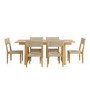 6 Seater Acacia Wood & Twisted Wicker Garden Dining Set