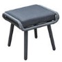 Black Rope Effect Corner Sofa Set with Matching Stools and Parasol