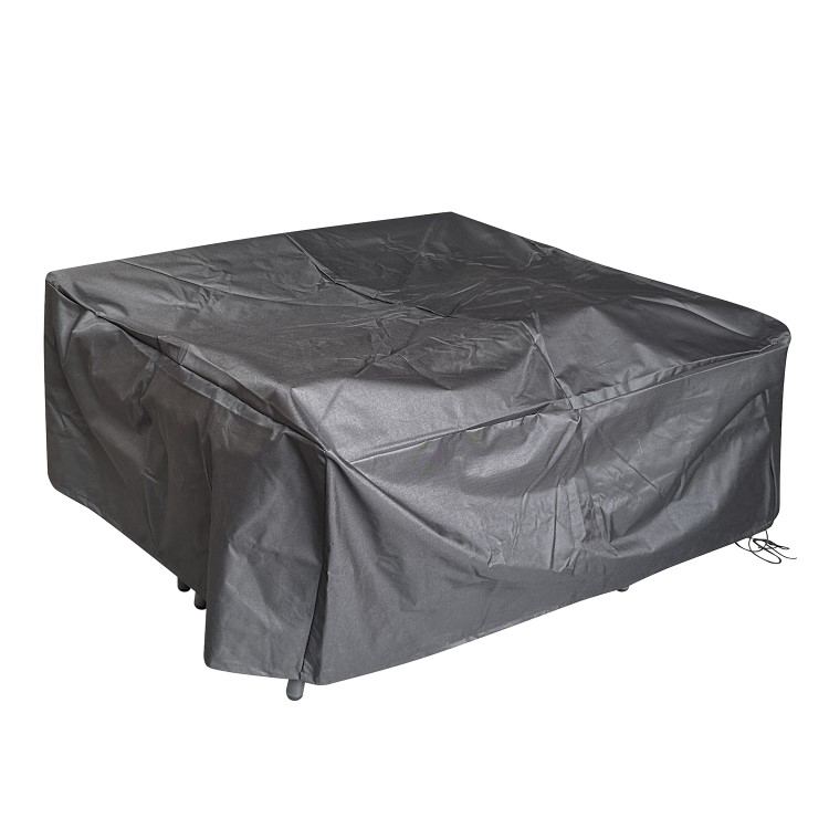 4 Seater Rope Detail Sofa and Armchair Set with Coffee Table