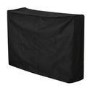 Black Aluminium Space-Saving Balcony Bistro Set with Folding Chairs & Planter Box