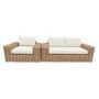 3 Seater Thick Rattan Armchair & Sofa Garden Set