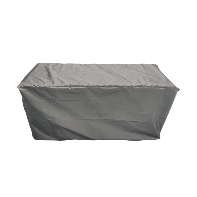 Medium Charcoal Rattan Garden Storage Box - 132.5 x 54.5cm
