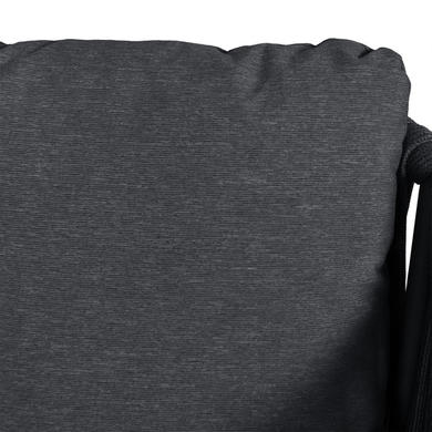 4 Seater Black Rope Round Garden Dining Set